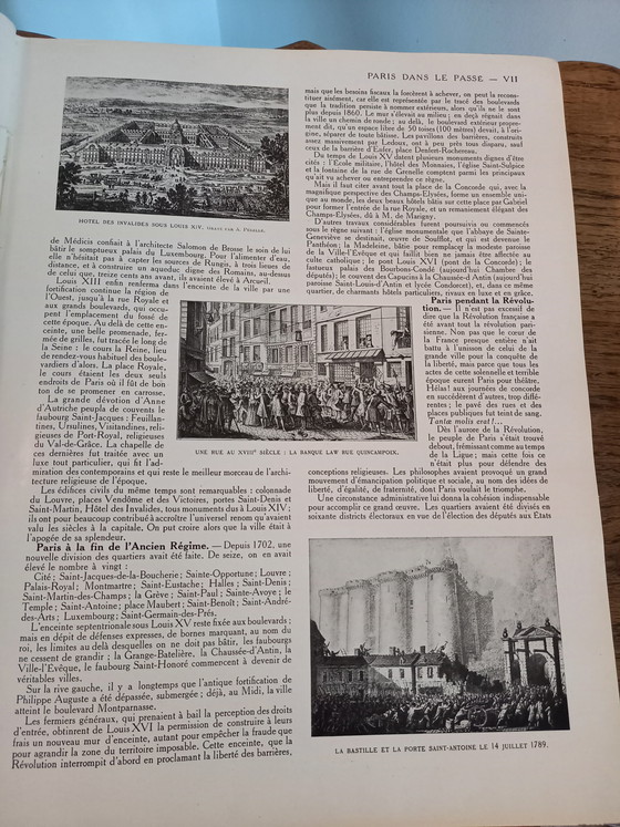 Image 1 of Magnifique livre ancien : Paris et ses environs