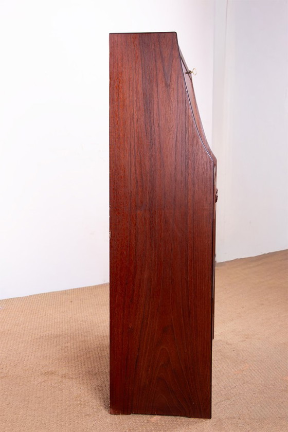 Scrivania Segretario Scandinavo in Teak 1960. – Scrivanie, Legno (photo 13 of 14)