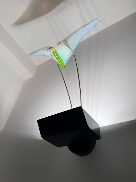 Image 1 of Memphis Murano design wandlamp uit de jaren 80