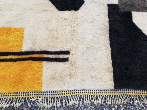 Handwoven Berber rug in natural wool, size 2/3 m – Ahrend, vloerkleden en tapijten (photo 2 of 9)