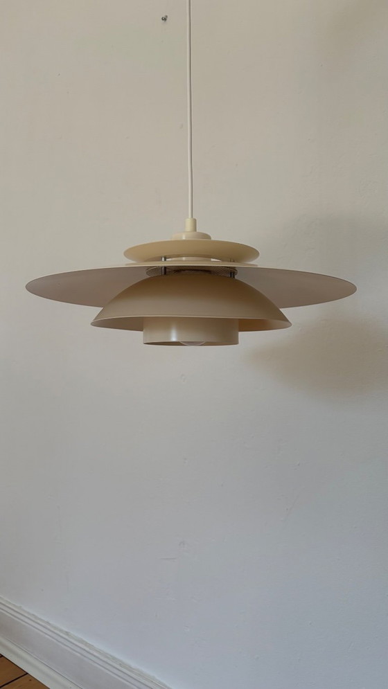 Vintage hanglamp – Scandinavisch design uit het midden van de vorige eeuw – jaren 60/70 – Hanglampen, Metal (photo 13 of 13)