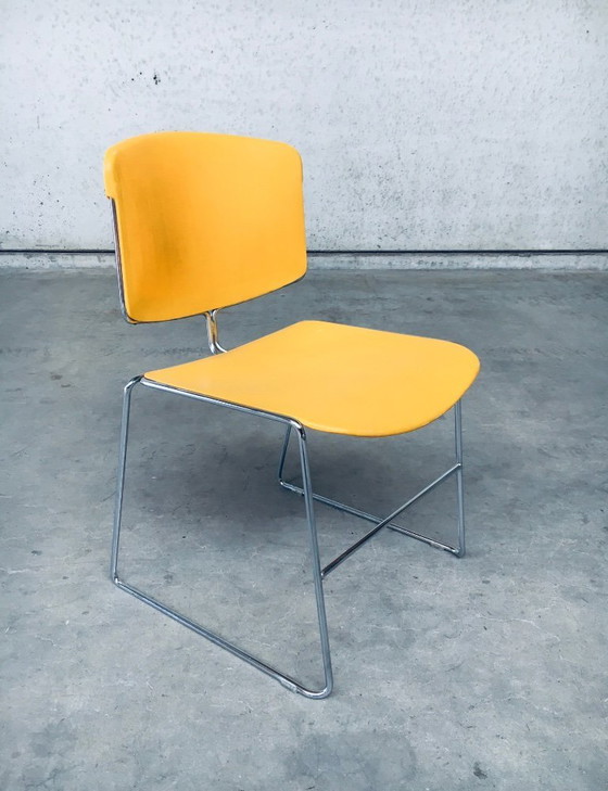 Image 1 of Satz von 8 MAX STACKER Konferenz-/Bürostühlen von Steelcase Strafor, USA 1980er Jahre