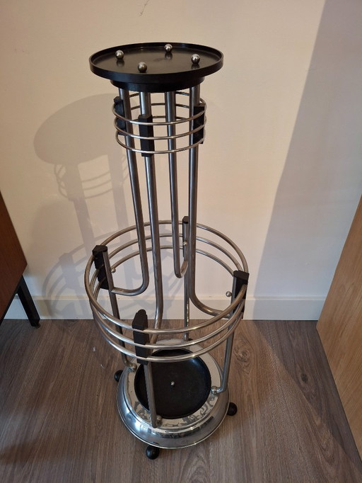 Modernistische paraplubak van DEMEYERE, België, circa 1930.