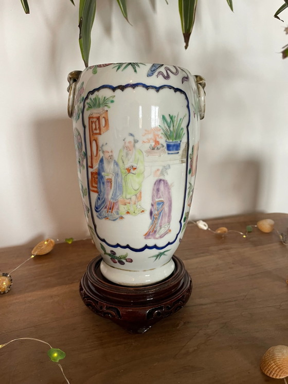 Vaso giapponese dipinto a mano – Vasi, Wood (photo 2 of 6)