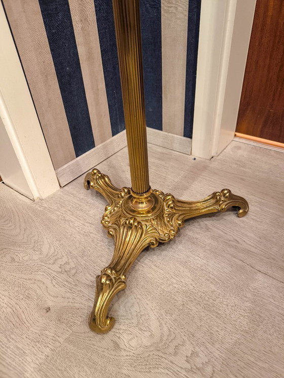 Image 1 of Messing kledingkast, kapstok, kledingrek, + 3 hangers