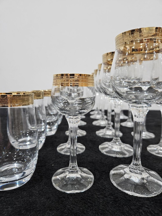Bicchieri in cristallo dorato vintage, set da 24 – Bicchieri e caraffe, Crystal (photo 6 of 13)