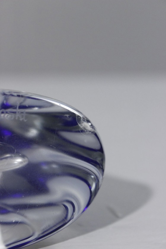 Image 1 of Imponente portacandele vintage in vetro soffiato, design Adam Jablonski, Polonia, anni '70