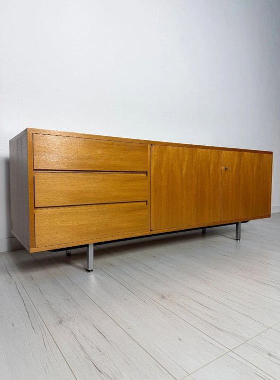 Credenza Lowboard Tedesca in Teak Mid-Century Vintage anni '60 – Credenze, Legno (photo 3 of 16)