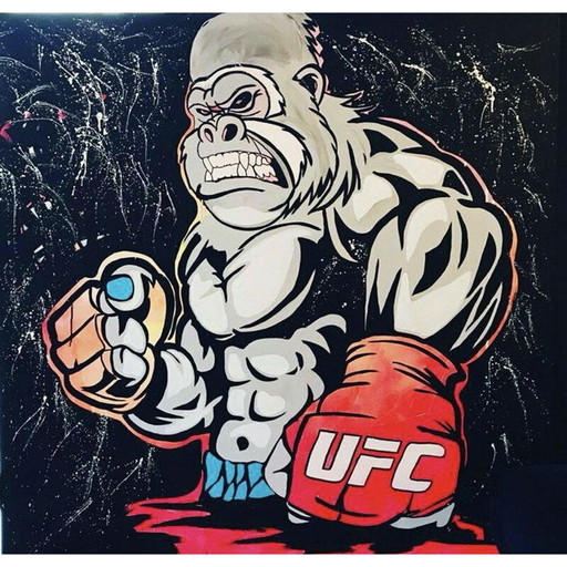 Vintage-Gemälde "UFC Kong" von ClemS, 2018