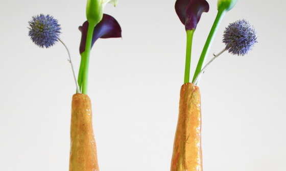 Image 1 of 2 Vintages Seventies soliflores