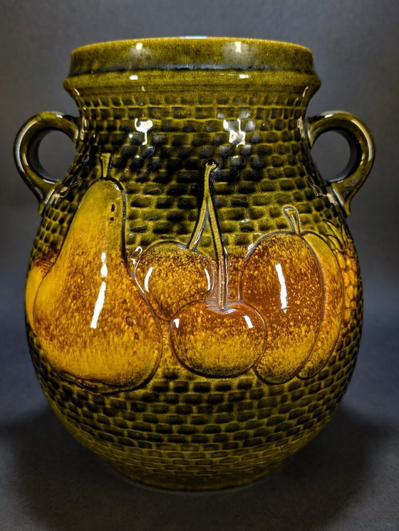 Großer Topf Rumtopf Scheurich 821-32 – Westdeutschland – 70er Jahre – Dekorative Objekte, Ceramic (photo 2 of 8)