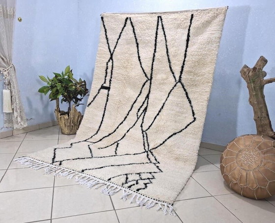 Handgeknüpfter Beni Ouraïne Berberteppich 150/350 cm – Teppiche & Läufer, Wool (photo 7 of 8)