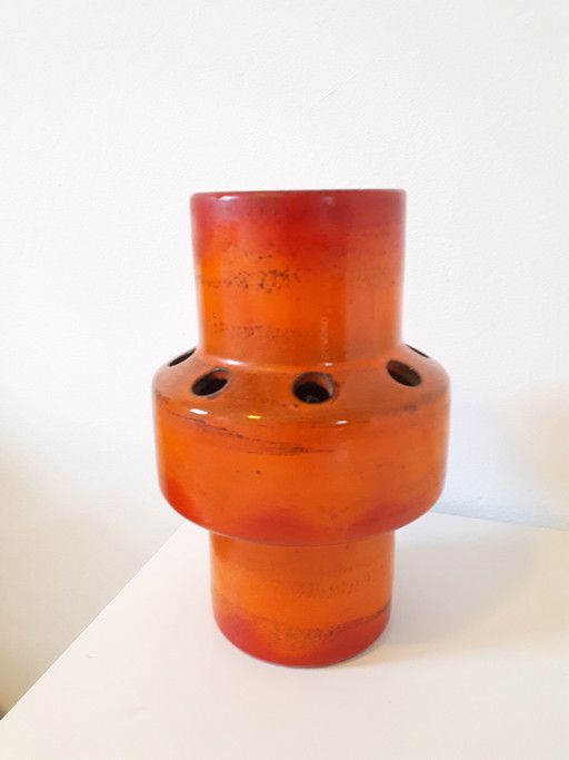 Lámpara de pie de cerámica de los años 70