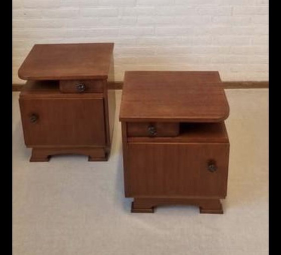 Image 1 of Nachtkastjes jaren 50