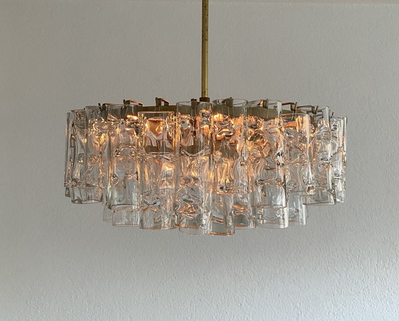 Image 1 of Suspension vintage Doria Leuchten des années 70