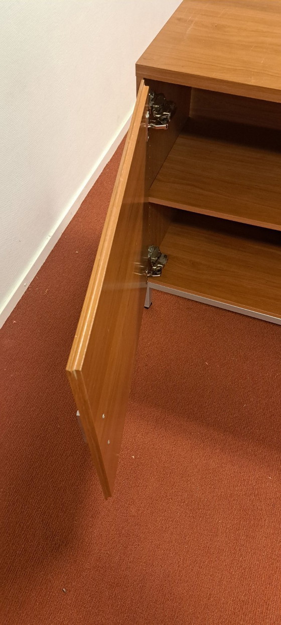 Image 1 of Modern wooden sideboard with drawers and compartments