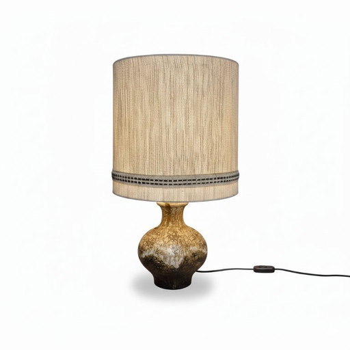 Keramische tafellamp uit het midden van de vorige eeuw, Tsjecho-Slowakije, jaren 60-70