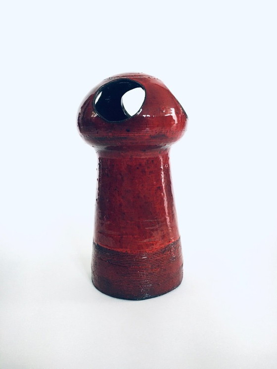 Image 1 of Jarrón de torre de Art Pottery Studio, diseñado por Emiel Laskaris para Perignem Studios, Bélgica, década de 1960.