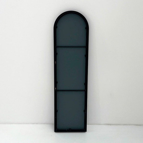 Image 1 of Zwarte spiegel met lijst van Anna Castelli Ferrieri voor Kartell, jaren 80