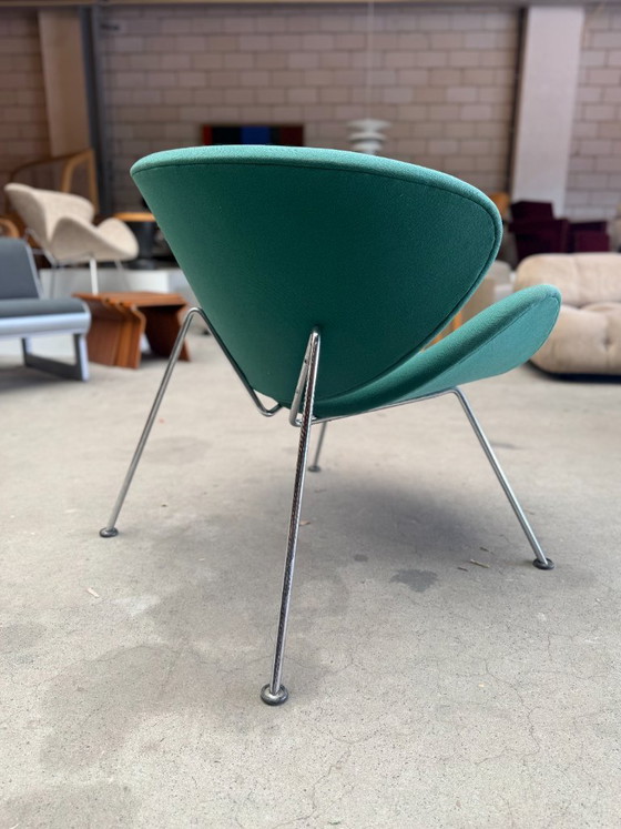 Rodaja de naranja Artifort (verde) – Sillones, Textile, Metal (photo 10 of 12)