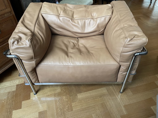 2x Cassina LC3 Sessel