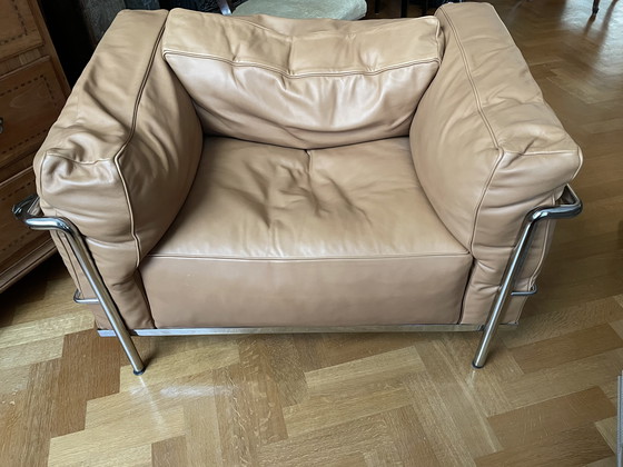 Image 1 of 2x Cassina LC3 Sessel