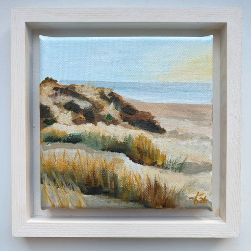 Dutchies 6 | Original Miniature Painting – Dutch Dunes