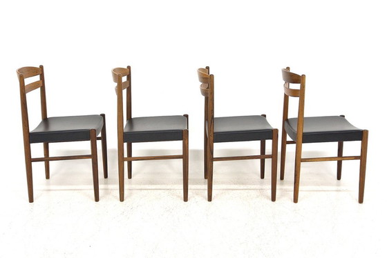 Rosewood Dining Chairs by Albin Johansson & Söner, Sweden, 1960s, Set of 4, Skai (photo 3 of 6)