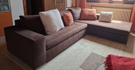 Sofá con chaise longue – 280 cm Gyform Domino – Sofás modulares, Textile (photo 6 of 7)