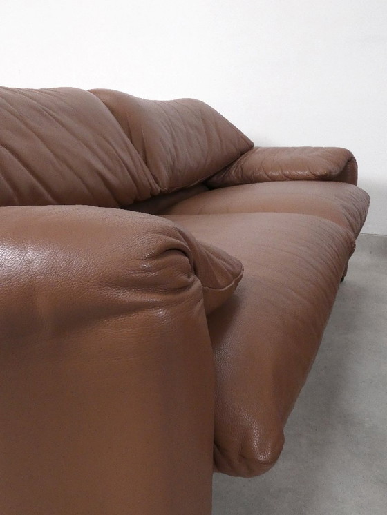 Image 1 of Conjunto Cassina Maralunga 2 plazas en piel mocca