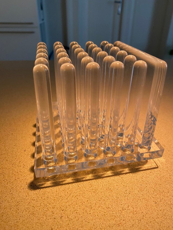 Image 1 of Guzzini Fakiro VIP Utensilo, portapenne in lucite degli anni '80, Italia, raro e bellissimo