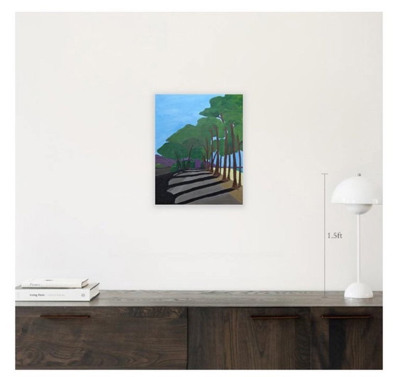 Image 1 of Huile sur châssis entoilé.   Format 41x33cm. 