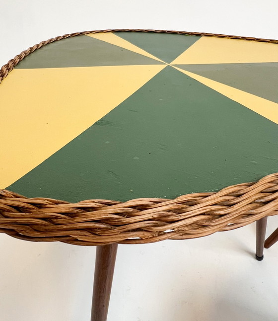 Image 1 of Set of 3 restored plant tables from France, 1960's