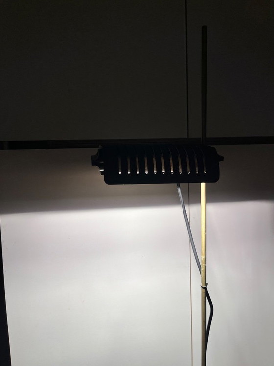 Image 1 of 626/L brown floor lamp, designed by Joe Colombo, Oluce edition, vintage, 1960s-70s, original