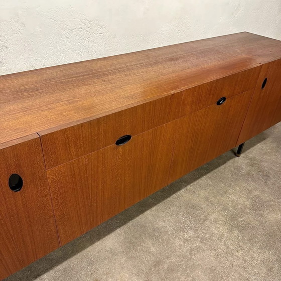 Image 1 of Aparador de teca de Paul Geoffroy, 1950