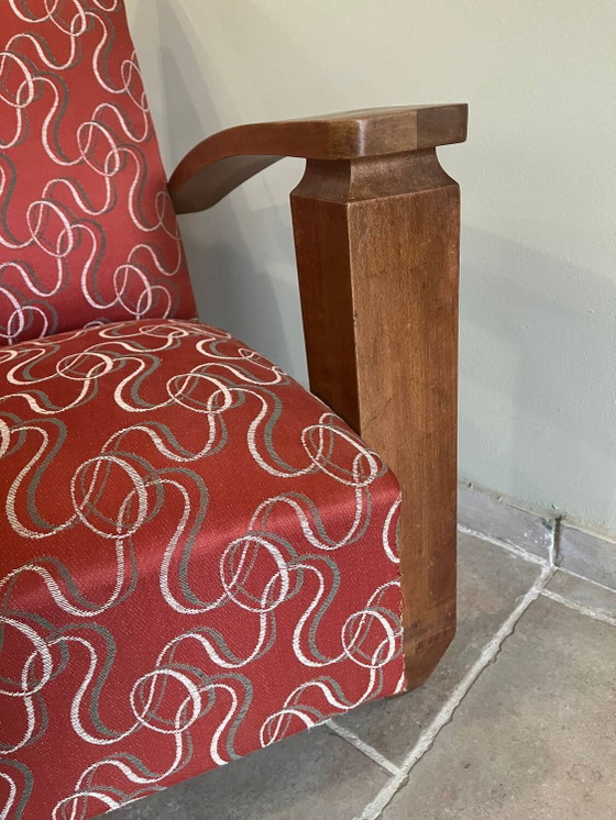 Art Deco fauteuil – Wood, Scandinavian (photo 8 of 12)