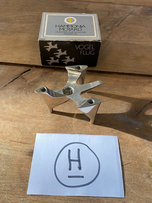 1 modulaire kandelaar VOGELFLUG HAMMONIA MOTARD stijl NAGEL BMF vintage 1970 H