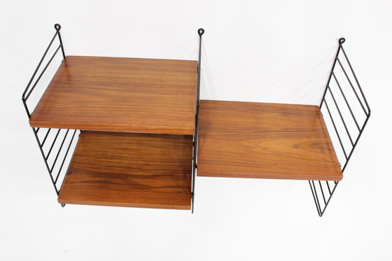Image 1 of Come nuovo! Scaffale vintage in teak Nisse Strinning, metà secolo, anni '60-'70, n. 8