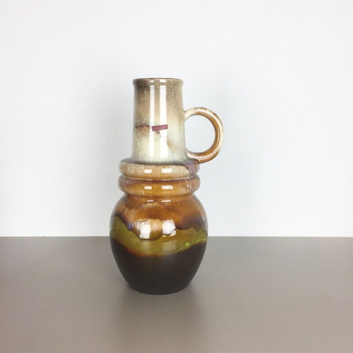 Vintage ceramic vase by Scheurich, Germany 1970