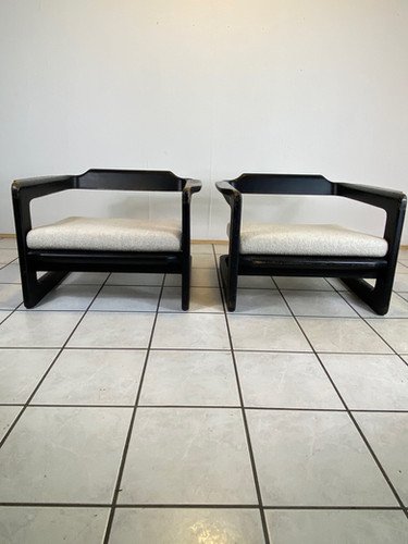 Sillones Cantilever Lounge sling cube easy Chair extremadamente raros Lou Hodges (photo 10 of 38)