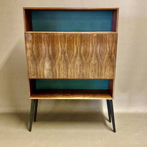 Duo De Bureaux Palissandre Design Scandinave 1950.