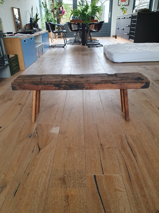 Image 1 of Panca in rovere, dimensioni (lunghezza x larghezza x altezza): 100x22x35 cm