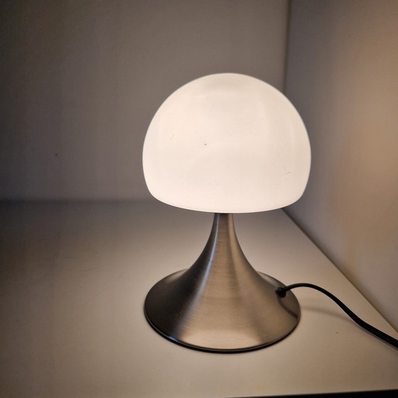 Image 1 of Set di 2 lampade a fungo vintage con luci notturne a sfioramento