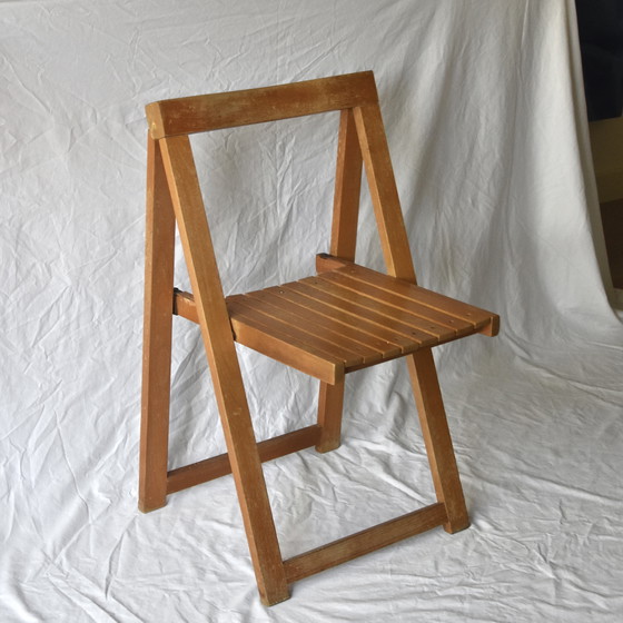 Image 1 of 4X Vintage 'Trieste' Folding Chairs