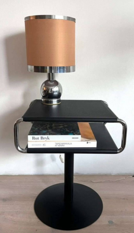 Draaibare bijzettafel jaren tachtig,mogelijk Frans.