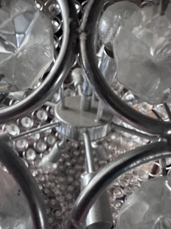 Kristall Design Hängelampe Kugel 12Flammig 60cm DM Vintage 60er 70er – Ceiling lights, Crystal, Chrome (photo 7 of 8)