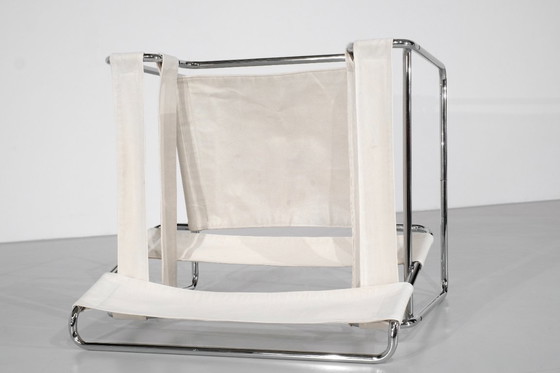 Image 1 of B3 Wassily" armchair fabric by Marcel Breuer for Bononia, Italy 1925.