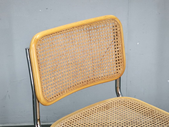 Italian Cesca B32 Style Cane And Chrome Cantilever Chair, 1970s – Dining chairs (photo 7 of 12)