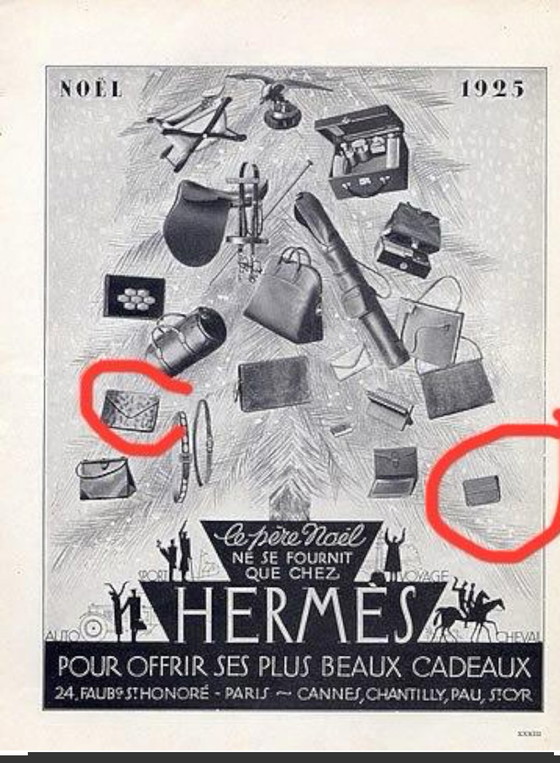 Rare Sac Pochette "Sac De Ville" HERMÈS D'Époque Art Déco (1925) – Pièce De Musée / Patrimoine – Sacs a main (photo 14 of 17)