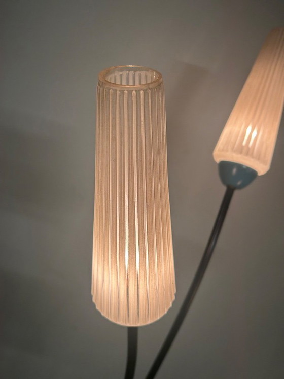 Image 1 of Farbige Fünfzigerjahre-Peitschenlampe